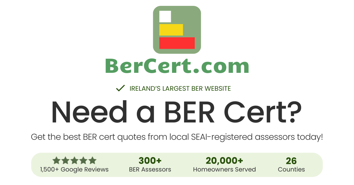 Lowest Priced BER Certs from Local BER Assessors | BerCert.com